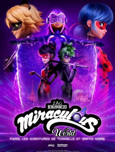 Miraculous World  Paris, Les Aventures de Toxinelle et Griffe Noire 