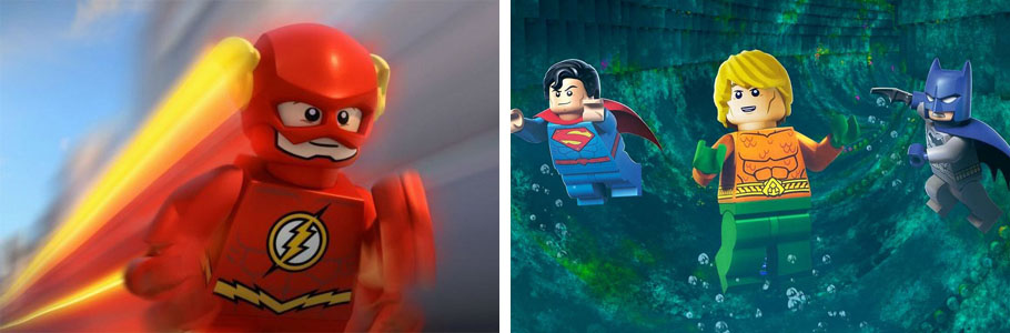 LEGO DC Comics Super Heroes : The Flash et LEGO DC Comics Super Héros : Aquaman - Danger au royaume de l'Atlantide