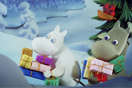 Les Moomins attendent Noël