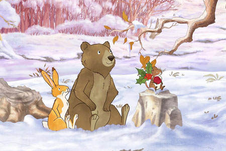 Le Noël de petit lièvre brun