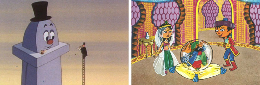 Bonjour Paris ! ou La tour prend garde - Jean Image - 1953 et Aladin et la Lampe merveilleuse - Jean Image - 1970