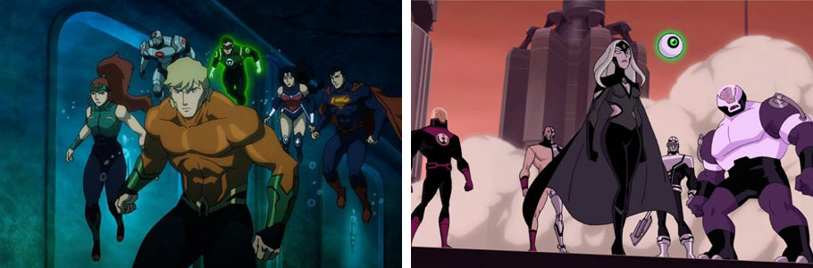 La Ligue des justiciers : Le Trône de l'Atlantide et Justice League vs. the Fatal Five