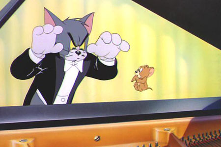 Tom et Jerry (Tom et Jerry au piano)