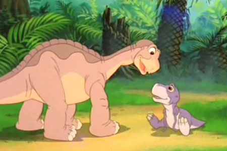 Le Petit Dinosaure: Petit-Pied et son nouvel ami