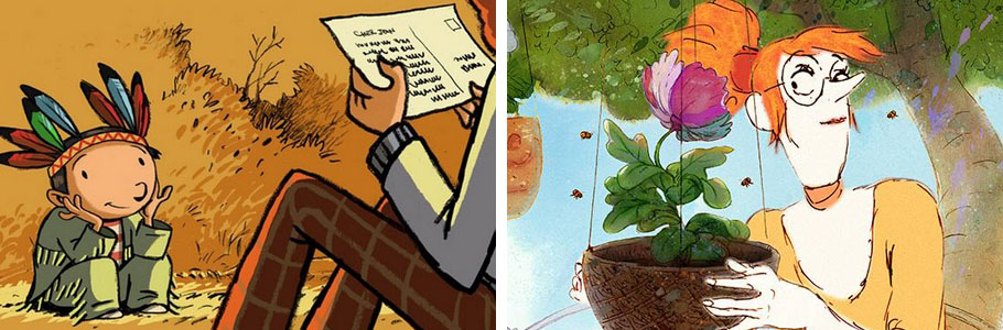 Ma maman est en Amérique, elle a rencontré Buffalo Bill et Tante Hilda !