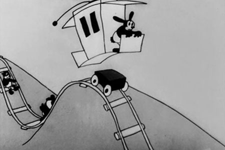 Oswald le lapin chanceux - Trolley Troubles - Walt Disney - 1927