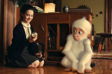 Snowflake, le gorille blanc