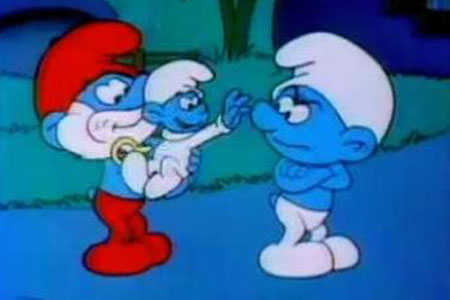 Le Bébé Schtroumpf