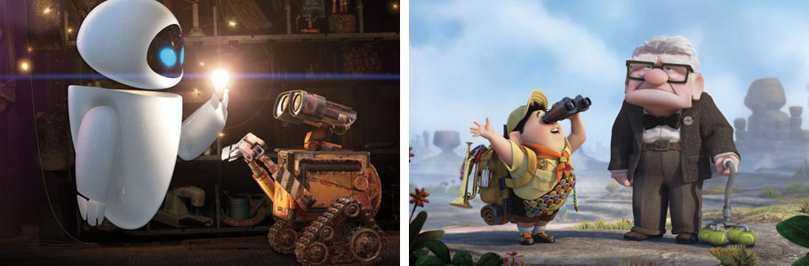 WALL-E et Là-Haut