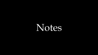Notes