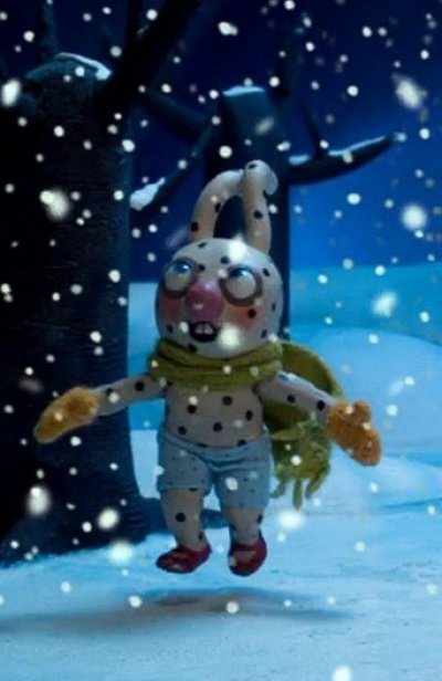 Gros-pois et Petit-point dans la tempête de neige