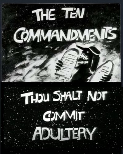 Tu ne commettras point l'adultère