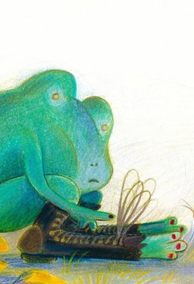 La grenouille aux souliers percés