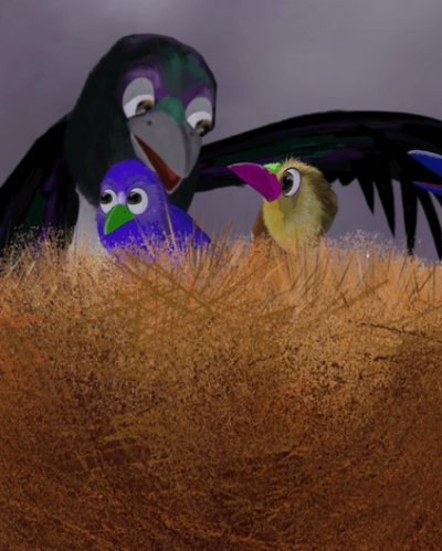 Maman Corbeau et le renard