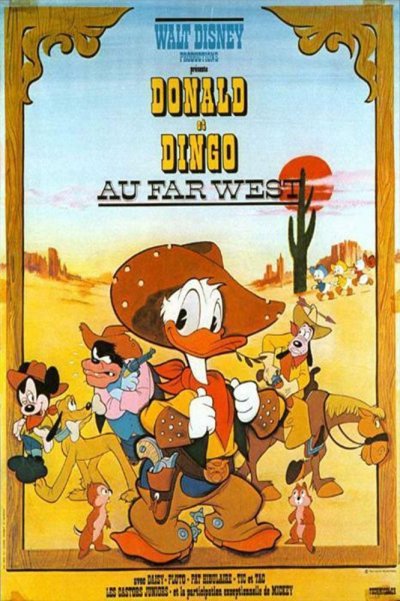 Donald et Dingo au Far-West