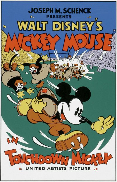  Mickey Marque un Essai