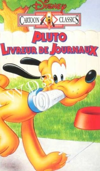 Pluto, livreur de journaux
