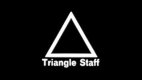 Triangle staff